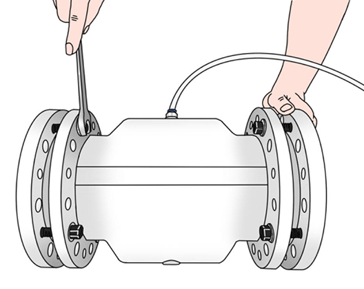 DN100-DN200 pinvalve Rubber sleeve replacment guidence (en inglés)