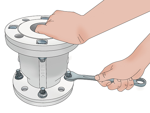 DN50-DN80 pinch Valve Rubber sleeve replacement instruction (en inglés)